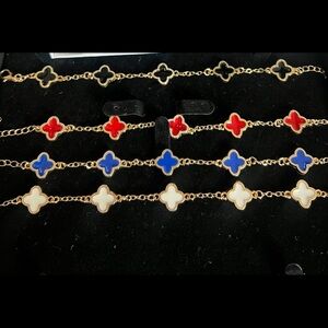 Clover Bracelets 925 Sterling Silver